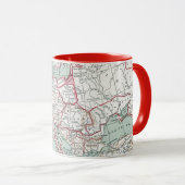 KAART VAN EUROPA, 12e EEUW Mok (Voorkant rechts)