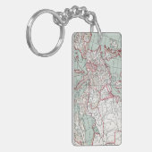 KAART VAN EUROPA, 12e EEUW Sleutelhanger (Voorkant Links)