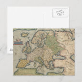 kaart van Europa (1570) (Voorkant / Achterkant)