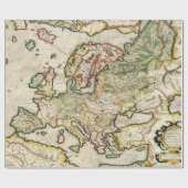 kaart van Europa (1596) Cadeaupapier (Vlak)