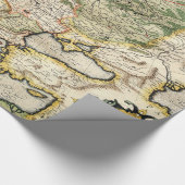 kaart van Europa (1596) Cadeaupapier (Hoek)