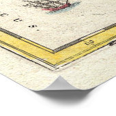  kaart van Europa (1657) Poster (Hoek)