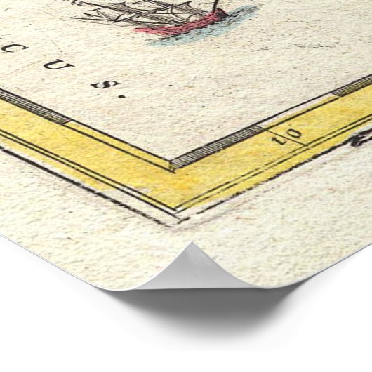 kaart van Europa (1657) Poster (Hoek)