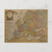 Kaart van Europa | 1700 (Voorkant)