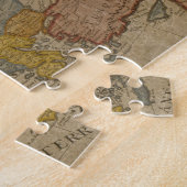 Kaart van Europa | 1700 Legpuzzel (Zijkant)