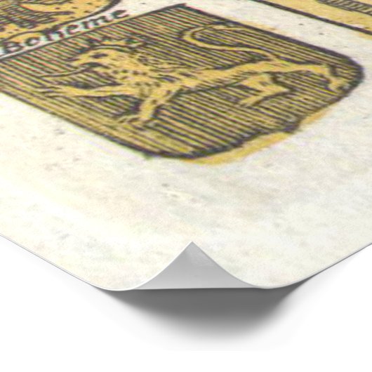  kaart van Europa (1706) Poster (Hoek)