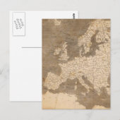  kaart van Europa (1804) (Voorkant / Achterkant)