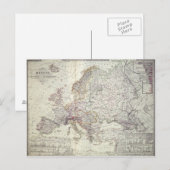 Kaart van Europa, 1841 (Voorkant / Achterkant)