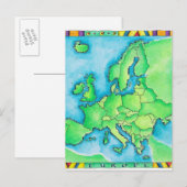 Kaart van Europa 3 (Voorkant / Achterkant)
