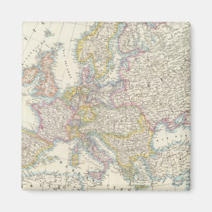 Kaart van Europa 3 Magneet
