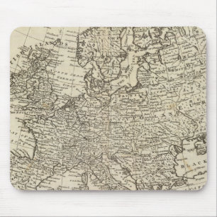 Kaart van Europa 3 Muismat