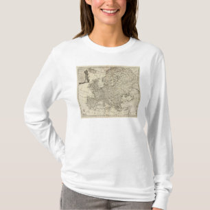 Kaart van Europa 3 T-shirt