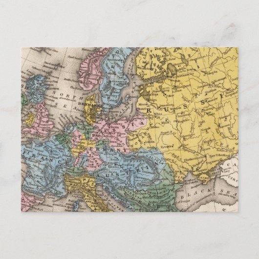 Kaart van Europa 4 (Voorkant)