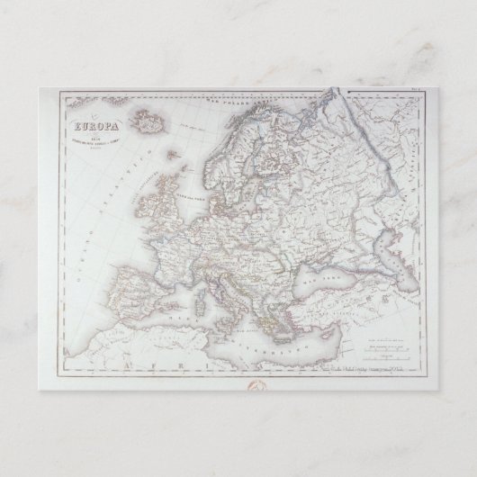 Kaart van Europa 5 (Voorkant)