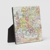 Kaart van Europa | Derde kruistocht Fotoplaat (Voorkant)