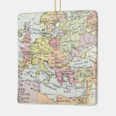 Kaart van Europa | Derde kruistocht Keramisch Ornament (Links)