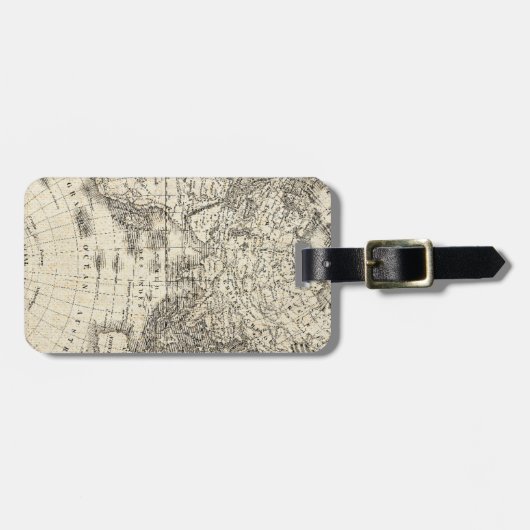  kaart van Europa en Azië Bagagelabel (Voorkant horizontaal)