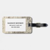  kaart van Europa en Azië Bagagelabel (Achterkant horizontaal)