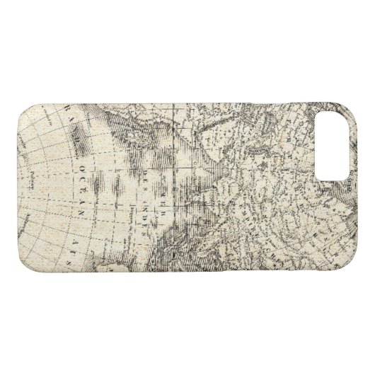 kaart van Europa en Azië Case-Mate iPhone Case (Achterkant (Horizontaal))