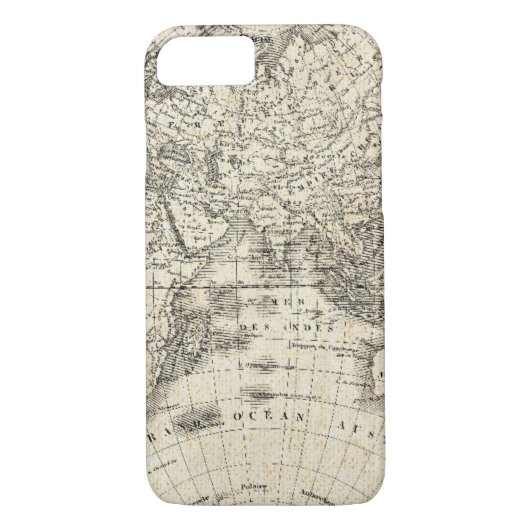  kaart van Europa en Azië Case-Mate iPhone Case (Achterkant)