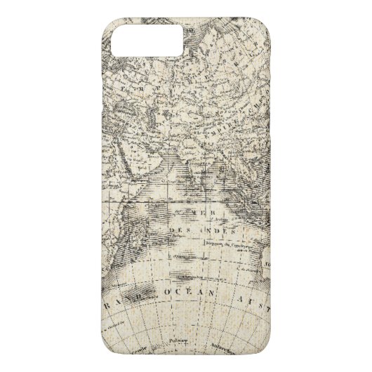  kaart van Europa en Azië Case-Mate iPhone Case (Achterkant)