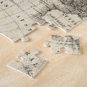  kaart van Europa en Azië Legpuzzel (Zijkant)