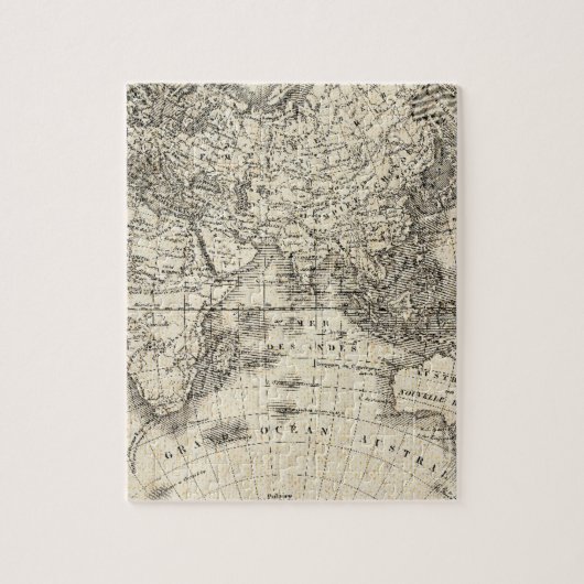  kaart van Europa en Azië Legpuzzel (Verticaal)