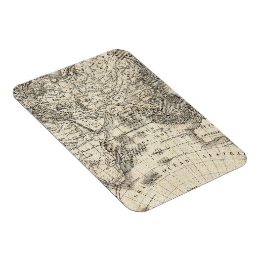  kaart van Europa en Azië Magneet (Rechterzijde)