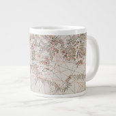 Kaart van Europa en kusten van Noord-Afrika Grote Koffiekop (Voorkant rechts)