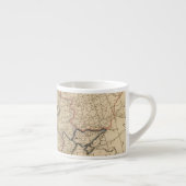 Kaart van Europa Espresso Kop (Rechts)