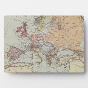kaart van Europa Fotoplaat