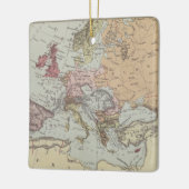  kaart van Europa Keramisch Ornament (Links)