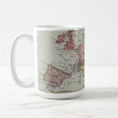 kaart van Europa Koffiemok (Links)