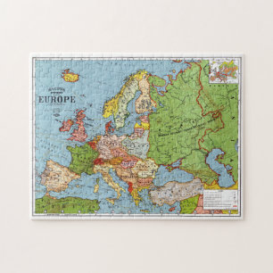 Kaart van Europa Legpuzzel