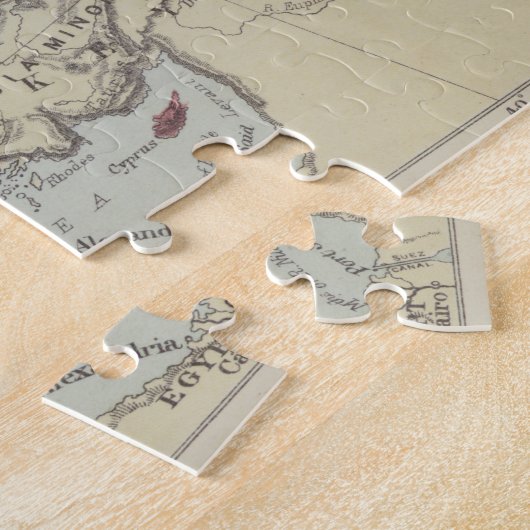  kaart van Europa Legpuzzel (Zijkant)