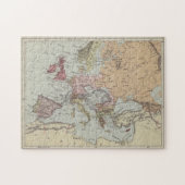  kaart van Europa Legpuzzel (Horizontaal)