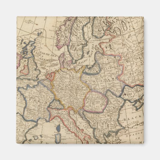 Kaart van Europa Magneet (Voorkant)