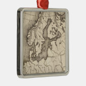 Kaart van Europa Metalen Ornament (Rechts)