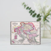  kaart van Europa Oostenrijk Italië Turkije Grieke (Staand voorkant)