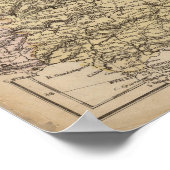 Kaart van Europa Poster (Hoek)