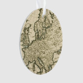 Kaart van Europa van Guillaume Raynal Ornament (voorkant)