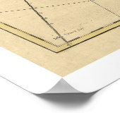 Kaart van Europa van Senex 1725 Poster (Hoek)