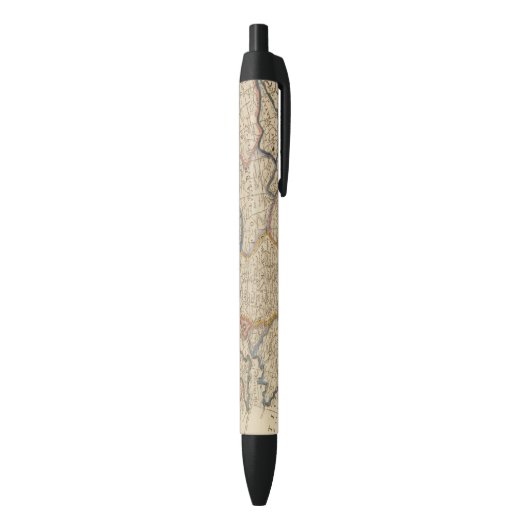 Kaart van Europa Zwarte Inkt Pen (Achterkant (Verticaal))