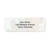  kaart van Europese kleurrijke pastels Etiket (Voorkant)