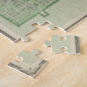  kaart van Evansville Indiana (1876) Legpuzzel (Zijkant)