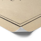  kaart van Everett MA (1892) Poster (Hoek)