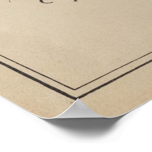  kaart van Everett MA (1892) Poster (Hoek)