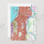  kaart van Everett Washington (1953) (Voorkant / Achterkant)