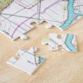  kaart van Everett Washington (1953) Legpuzzel (Zijkant)