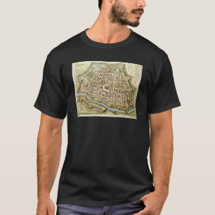 kaart van Ferrara, ITALIË T-shirt